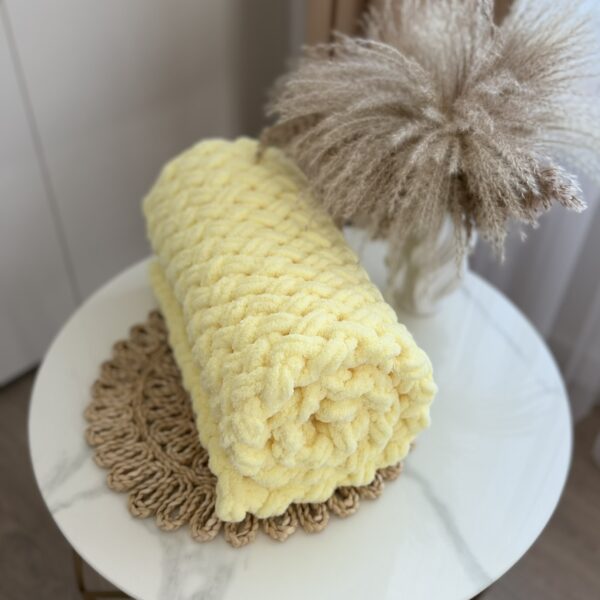 puffy pledas geltonas