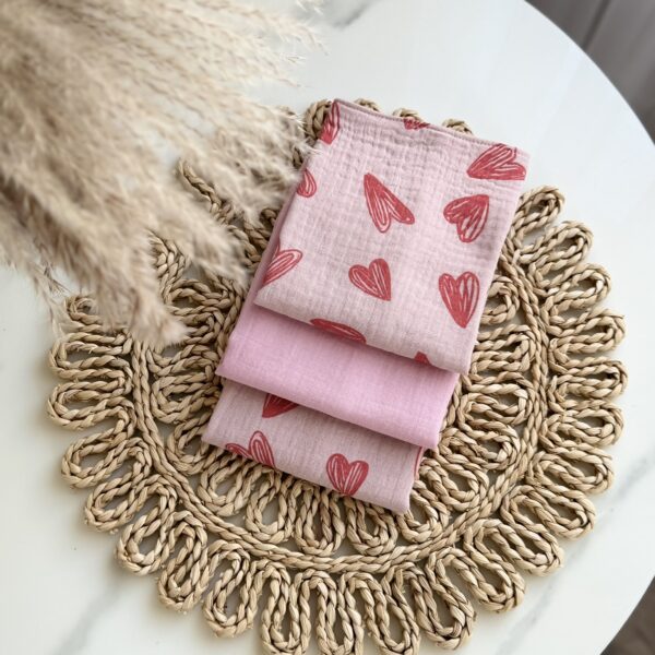 Muslino merliukai kūdikiams – Rinkinys Nr. 7