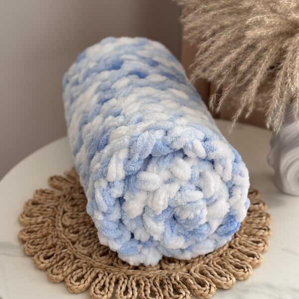 puffy pledas margas žydras